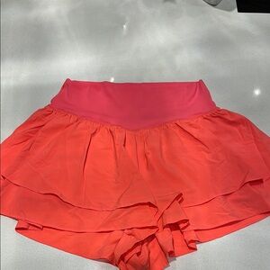 Women's Offline by Aerie Coral Real Me Flirty Shorts